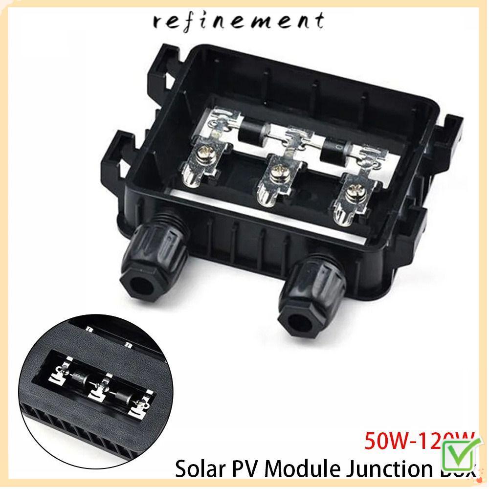REFINEMENT 1 ชิ้นกล่อง,เครื่องมือทดสอบไฟฟ้า IP65 กันน้ํา PV โมดูลกล่อง, 50 W-120 W 6A สําหรับ 6.5A แ