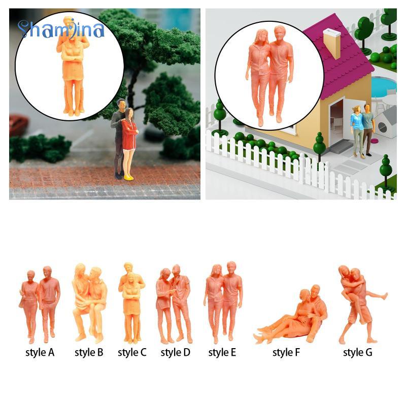 [แชมจิน่า] 1:64 รูป:64 Unpainted รูปรุ่นคู่ Micro Landscape DIY โครงการ