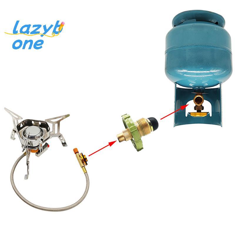LZ-t] LPG Tank Converter Head ทนทานเตาแก๊สเชื่อมต่อปฏิบัติโลหะผสมสังกะสี LPG Tank Adapter อุปกรณ์ [ใ