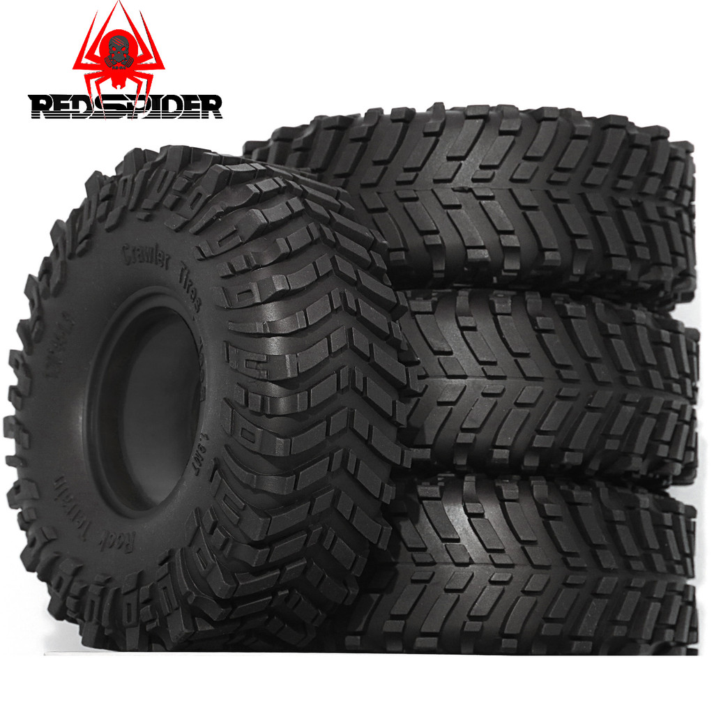 4PCS RC 1.9 ในยางสําหรับ 1/10 TRX4 TRX6 SCX10 SCX10 II 90046 SCX10 III AXI03007 Gen7/8 D90 VS4-10 RC