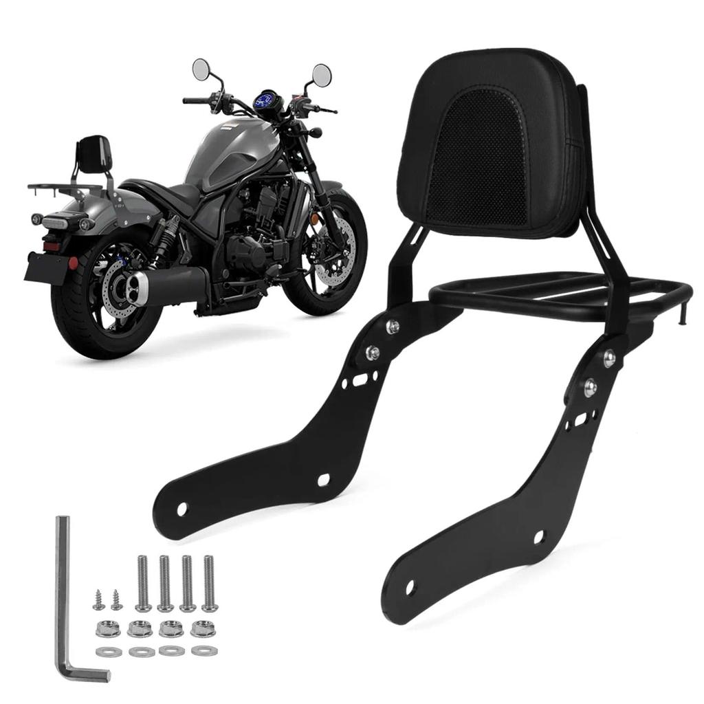 สำหรับ Honda Rebel CMX1100 Rebel 1100 DCT 2021-2024 รถจักรยานยนต์ผู้โดยสารด้านหลัง Sissy Bar พนักพิง