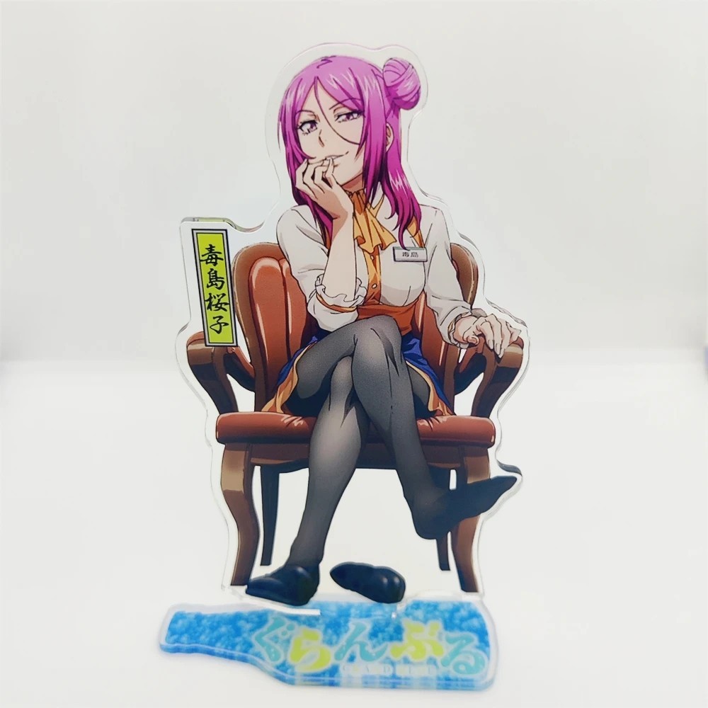 Standee อะนิเมะ Grand Blue Dreaming อะคริลิครุ่นตัวอักษร Iori Kitahara Chisa Kotegawa Kohei Sakurako