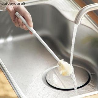 กินopyoure5] แปรงทําความสะอาดถ้วยด้ามยาวขวดทําความสะอาดขวดนม…