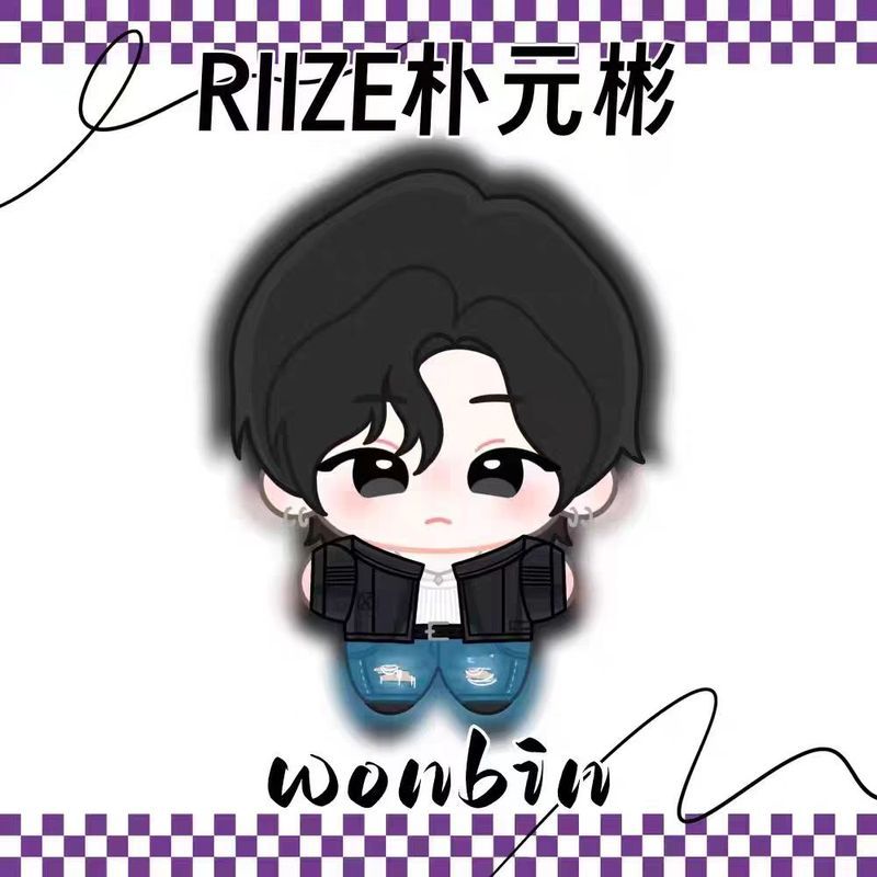 【พร้อมส่ง】riize doll การ์ด ตุ๊กตา อัลบั้ม ตุ๊กตา moshimoshi x riizeStar Fan Merchandise riize Park w