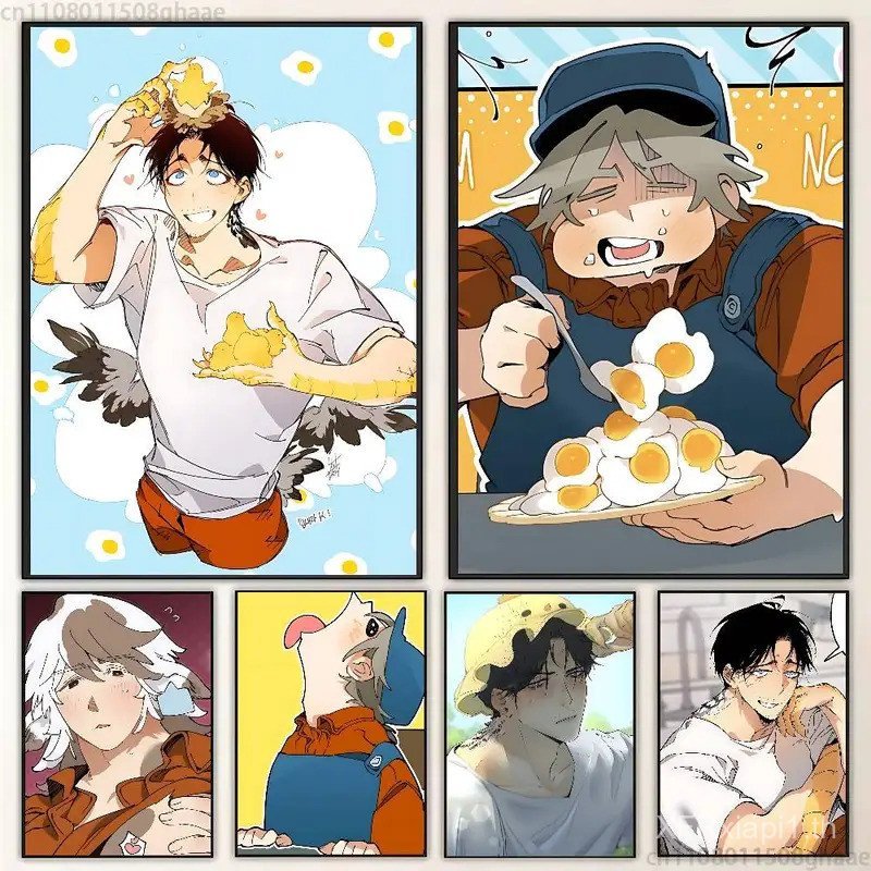 COD Manhwa Mr As Farm Artists ภาพวาดผ้าใบสําหรับห้องนั่งเล่นตกแต่งบ้านโปสเตอร์แฟนของขวัญ-unframed FZ