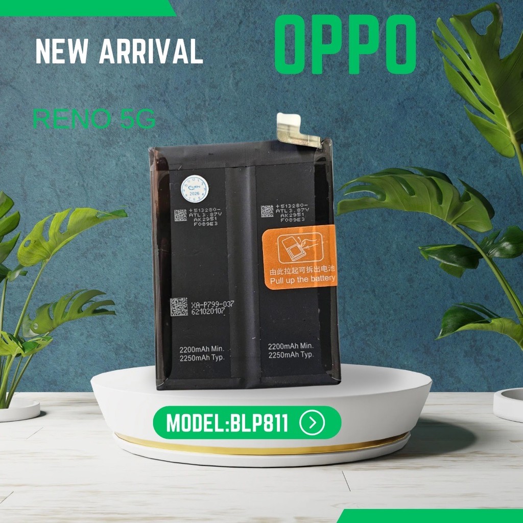 แบตเตอรี่ OPPO RENO 5 5G OR/RENO4 5G แบตเตอรี่<4020MAh>:BLP789/811**มีประกัน3เดือน/ฟรีเครื่องมือ89-.