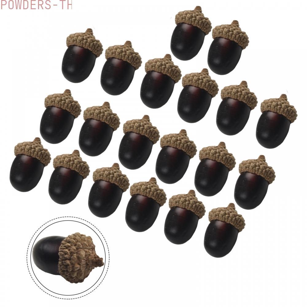 【POWE】Thanksgiving Artificial Acorns Dinner Table Wedding Party 20pcs Display