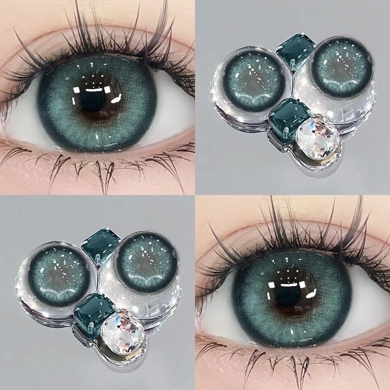คอนแทคเลนส์สีฟ้าสำหรับคอสเพลย์ ขนาดเส้นผ่าศูนย์กลางใหญ่ 3.11 mm