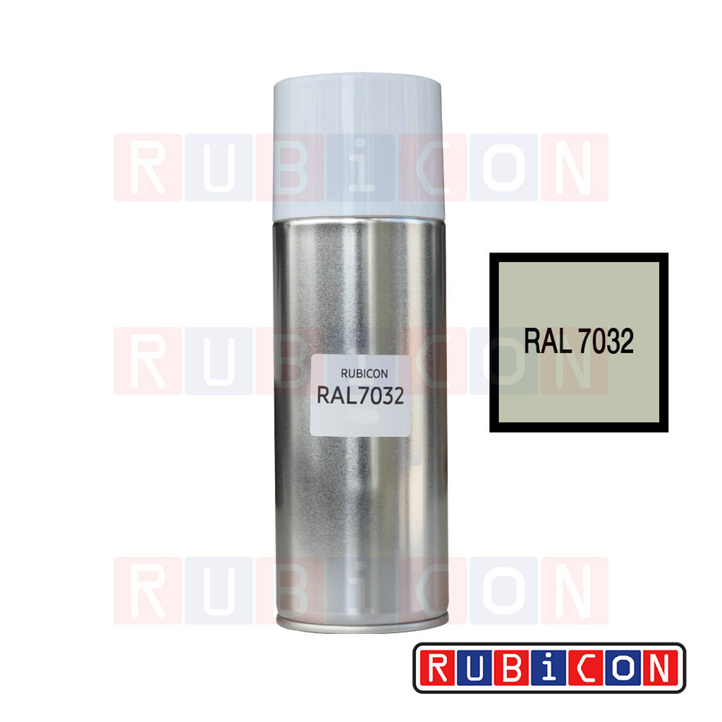 RUBICON RAL 7032 สีครีม (Cream) สีสเปรย์สำหรับงานซ่อมงานสีตู้