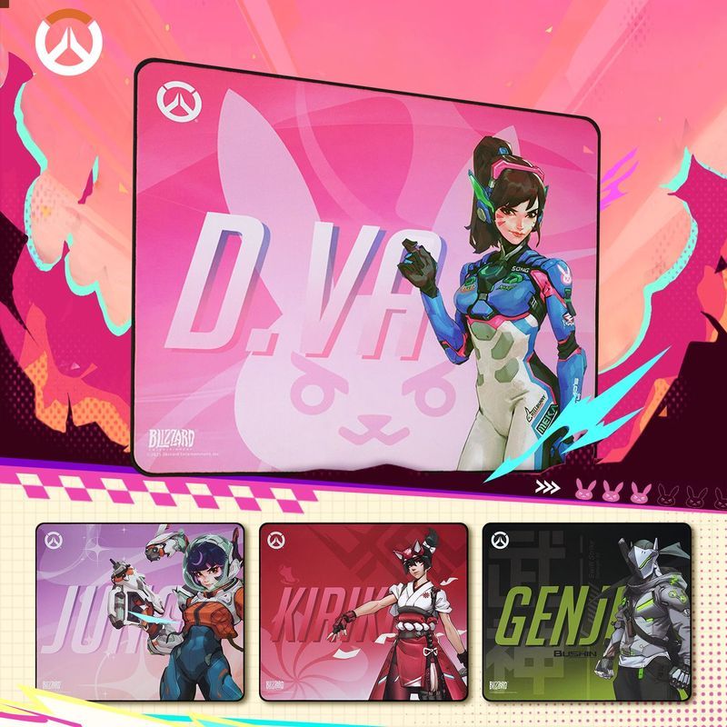 กว่างโจว Shusui Trading Co., Ltd. Blizzard Blizzard Overwatch Game Merchanded แผ่นรองเมาส์ของแท้ Pro