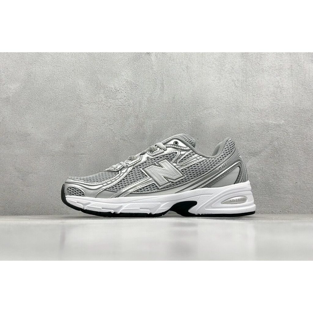 ข้อเสนอพิเศษ New Balance NB 740 เทรนด์แฟชั่นรองเท้าฝึกซ้อมพื้น T-Beam สีเงิน U740SG2