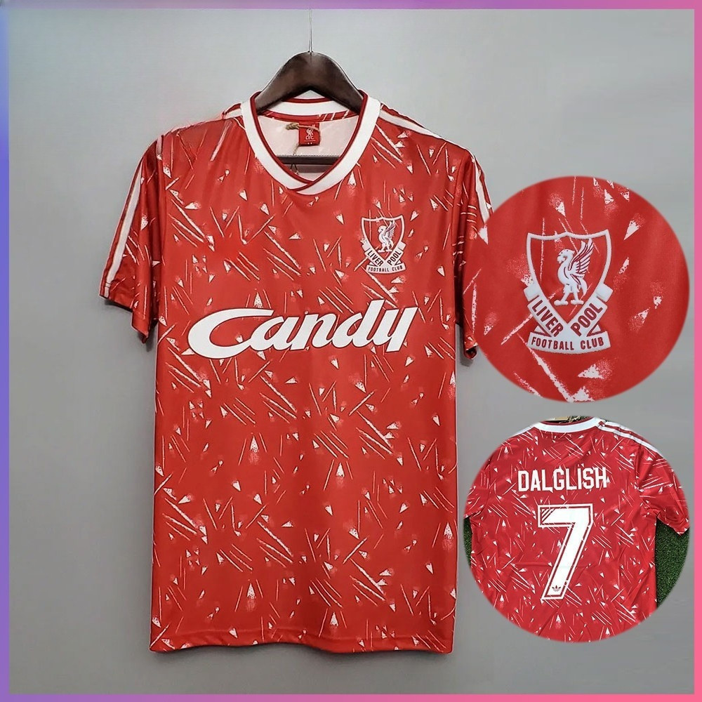1989/91 Liverpool Home Retro Fan Short-Sleeve Jersey