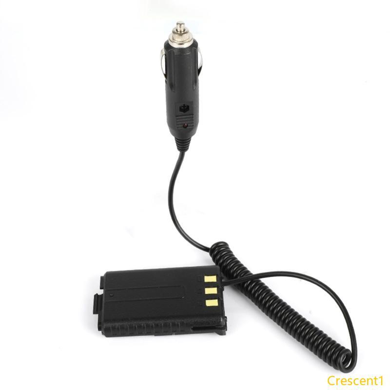 Crescent1 Eliminator ที่ชาร์จแบตในรถสําหรับวิทยุแบบพกพา UV-5R UV-5RE UV-5RA วิทยุสองทาง 12-24V Walki