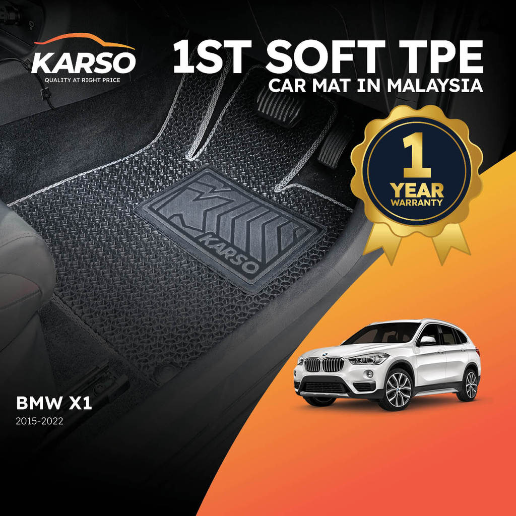 Karso Karpet Kereta พรมรถยนต์ BMW X1 (2015-2022)