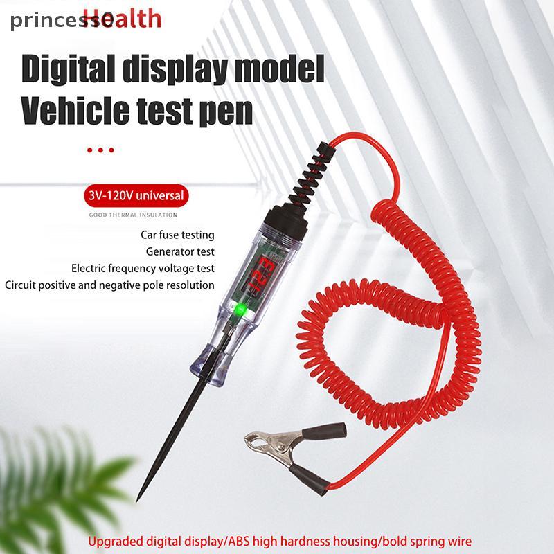 PRI Heavy Duty 5-120V Balit Digital LED Circuit Tester, Auto Test Light Digital LED Circuit Tester T