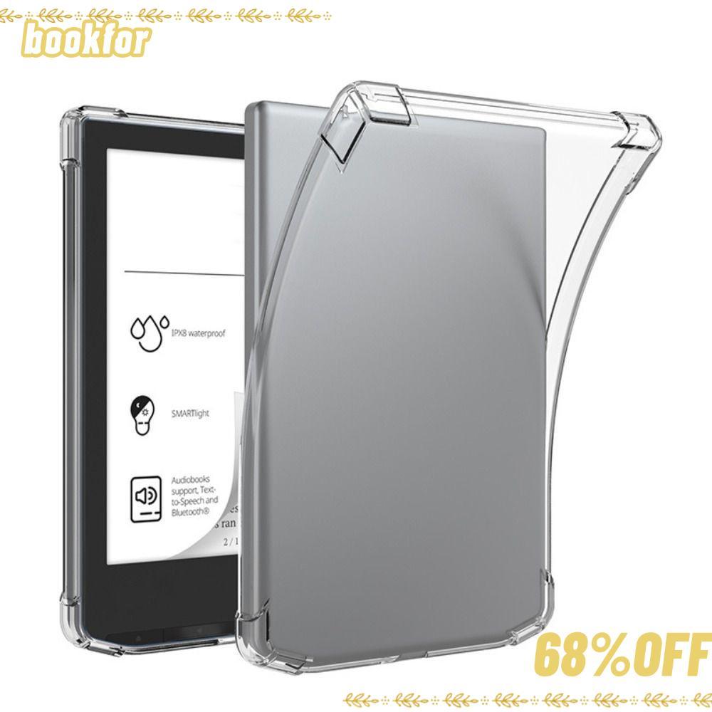 BOOKFOR PB629/PB634 Funda, กันกระแทกโปร่งใส 6 นิ้ว eReader, คุณภาพสูงนุ่มบางเฉียบปกหลังสําหรับ Pocke