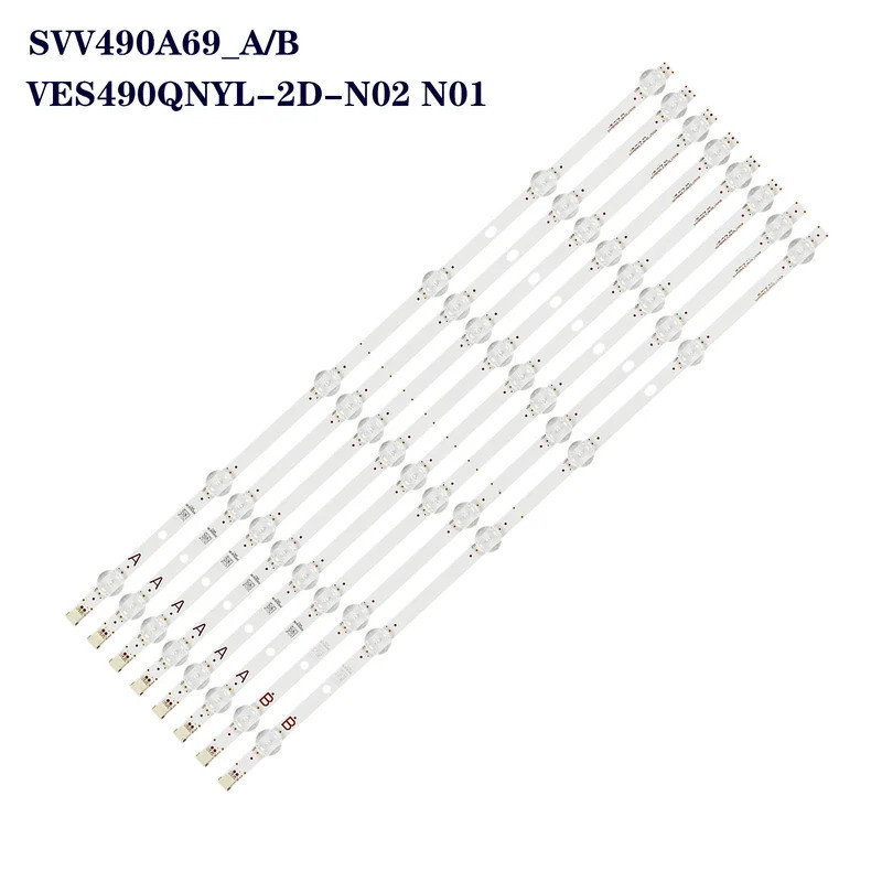 TX-49GX555B LED Backlight strip สําหรับ 49V5863DA TX-49FX550B TX-49GX550B TX-49DX600B TX-49V5863DG
