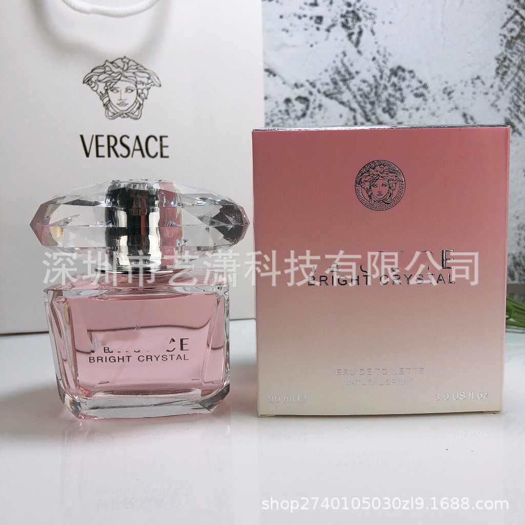 ใหม่ ขายดี Versace Pink Diamond/Black Fragrance/Yellow Diamond/Crystal Diamond Ladies Perfume 90ml b