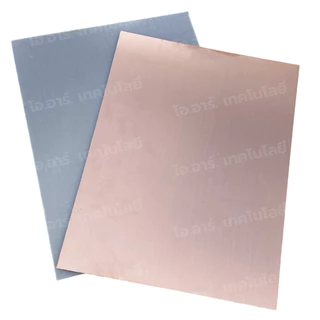 CPB แผ่นปริ้นทองแดง แผ่นทองแดง ขนาด 10x10/10x15/15x20/20x30cm แบบ 1หน้า/2หน้า FR4 Copper Sheet single-sided / Double-...