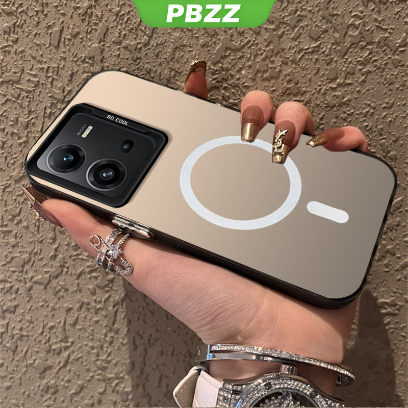 PBZZ FOR เคส สําหรับปลอก VIVO V25 VIVO V25E VIVO V25 PRO 5G เคสโทรศัพท์ เคสแข็ง TPU Protector Smooth กันกระแทก Cover ดีไซน์ใหม่ความงาม ดึงดูดแม่เหล็กไร้สาย CYBSWX01