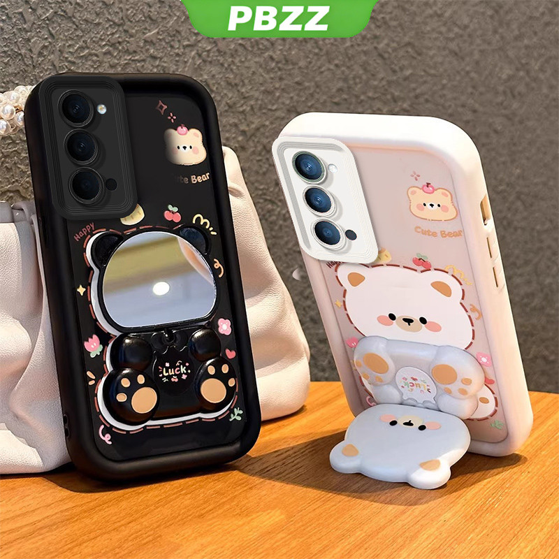 PBZZ สําหรับ OPPO A94 4G Reno 5F 5 lite เคสโทรศัพท์ Softcase ซิลิโคนกันกระแทกออกแบบใหม่ความงามพร้อมเชือกเส้นเล็กสําหรับสาวแม่เหล็ก TBDTBS1
