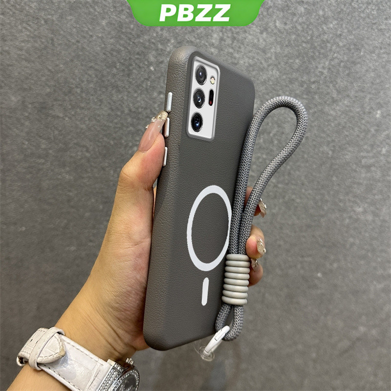 PBZZ เคสสําหรับ samsung note 20 ultra samsung note 20 เคสโทรศัพท์ Softcase ซิลิโคนกันกระแทกใหม่ออกแบบความงามไร้สายสิ่งที่แนบมาแม่เหล็กพร้อมเชือกเส้นเล็ก SPDTBS01