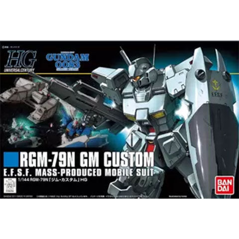 GUNDAM HG HGUC 120 1/144 RGM-79N CUSTOM Jim พิเศษประเภทอะนิเมะ Merchandise ของสะสมชุดของขวัญ