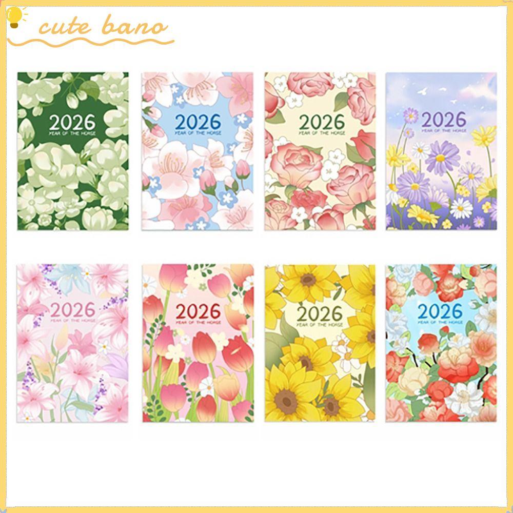 BANO Planner Notebook, A4 A5 ประสิทธิภาพการทํางาน 2026 ตารางสมุดบันทึก, การเรียนรู้ที่มีประสิทธิภาพ 
