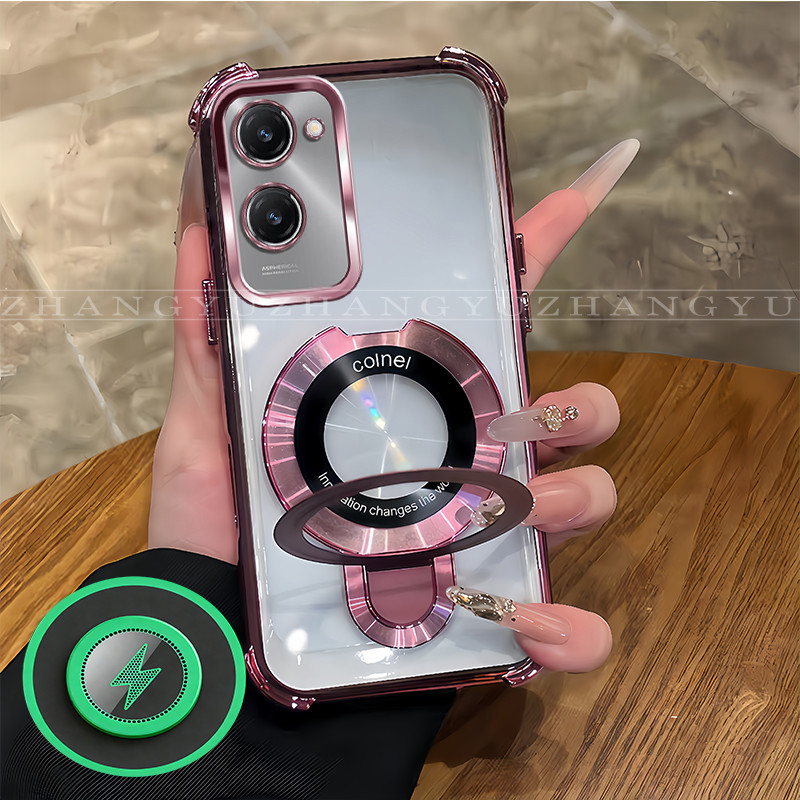 เหมาะสําหรับเคสโทรศัพท์ Vivo Y18 Y03 ใหม่ขายึดแม่เหล็กกันกระแทกปลอก SJ09
