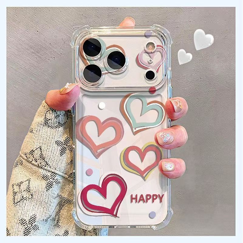 😘Tough-กันกระแทกสี่มุม เคสไอโฟน iPhone 17ProMax 16 ProMax  15/14 Pro 14 Plus 13 12 11-ZRQSJFSTKK141