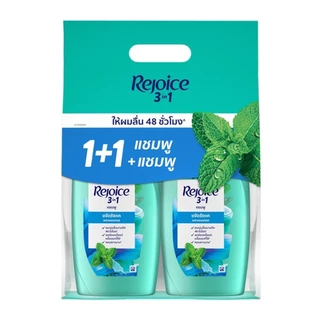 [แพ็ค2] Rejoice รีจอยส์ แพ็คคู่ แชมพูรีจอยส์ ครีมนวดรีจอยส์ แชมพู+แชมพู / แชมพู+ครีมนวดผม 370มล.