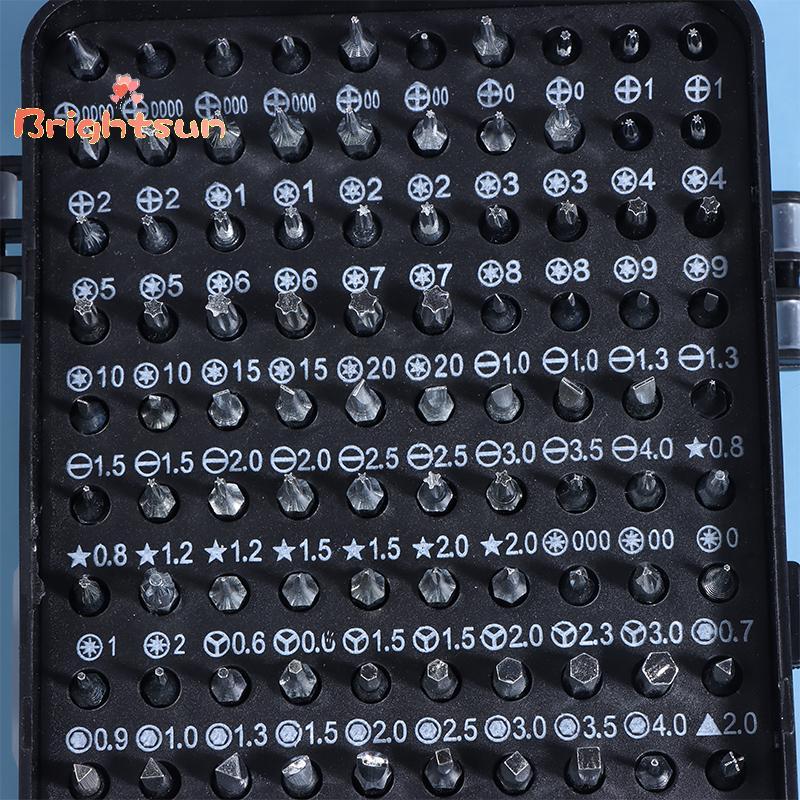 [BT-t] 115-in-1 Mini Precision ไขควงชุดสําหรับรถยนต์คอมพิวเตอร์พีซีโทรศัพท์มือถือและอุปกรณ์ซ่อมฉนวนเ