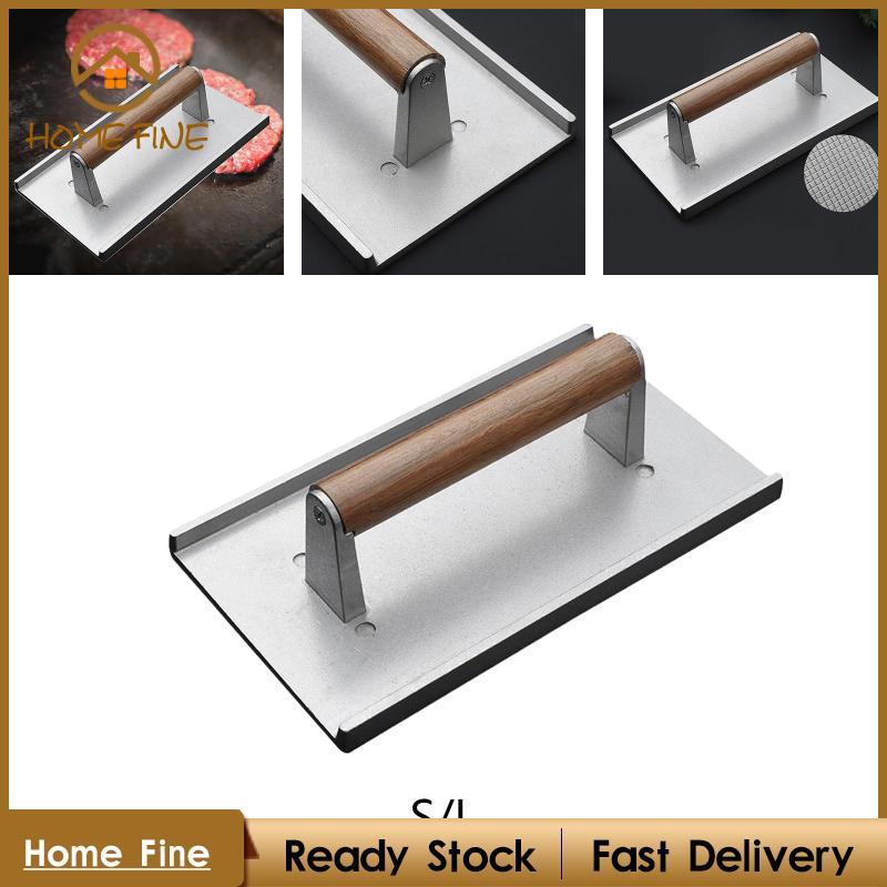 [Katarina_x] Bacon Press สี่เหลี่ยมผืนผ้า Nonstick Heavy Duty Grill Press สําหรับเตาย่างผัก