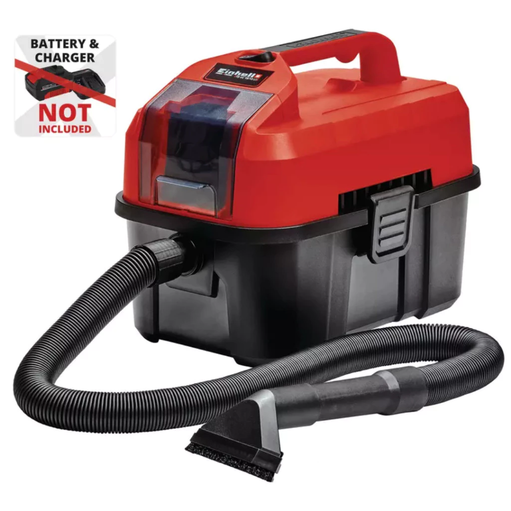 เครื่องดูดฝุ่นไร้สาย EINHELL TE-VC 18/10 Li เปียกและแห้ง ตัวเปล่า