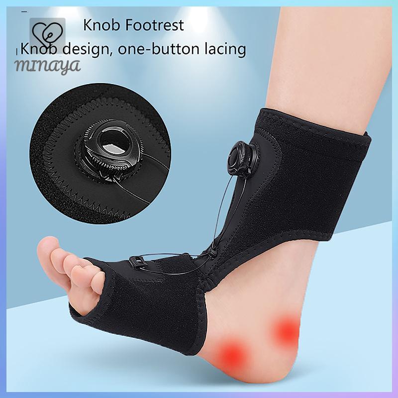 [MINA] 1 PC ปรับ Plantar Fasciitis Night Foot Splint Drop Orthotic Brace ยืดหยุ่น Dorsal Night Splint Foot Care เครื่องมือ Ligament เข็มขัด TH
