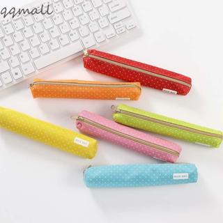 Qqmall กระเป๋าดินสอ กระเป๋าเครื่องเขียน มีซิป บางพิเศษ น่ารั…