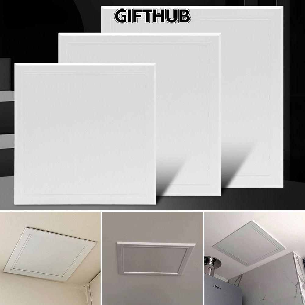 GIFTHUB ของขวัญฮับ เข้าถึงแผงประตู, พลาสติกที่ถอดออกได้เปิดแผ่นปกพนัง, พอร์ตตรวจสอบผนังสีขาวเข้าประตูผนังเพดาน