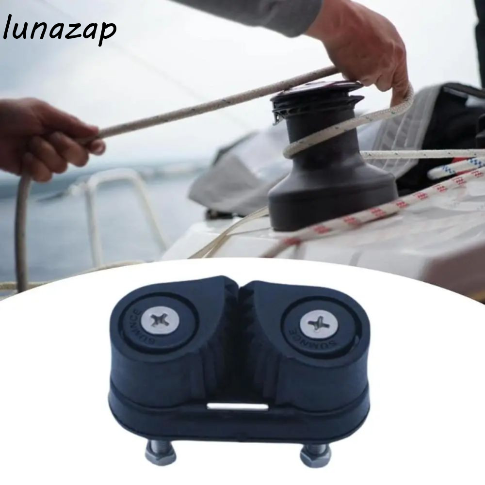 LUNAZAP Cam Cleats, Ball Bearing Double Nylon Ball Rope Clamp, Accessories Portable Flared Leading R