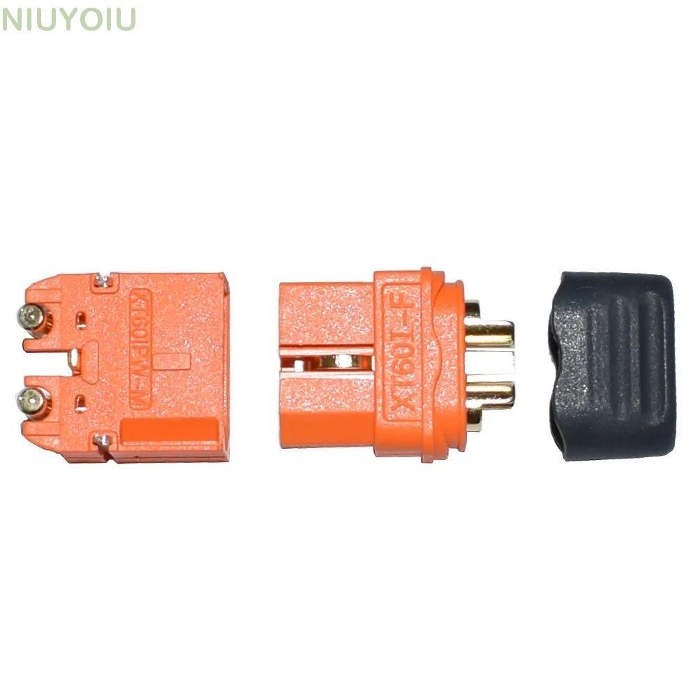 NIUYOMY XT60I-F XT60I-PW 2 + 1 ปลั๊ก,รุ่นอุปกรณ์เสริม 2+1 Connector สัญญาณ Pin Plug, ทองเหลืองสัญญาณ