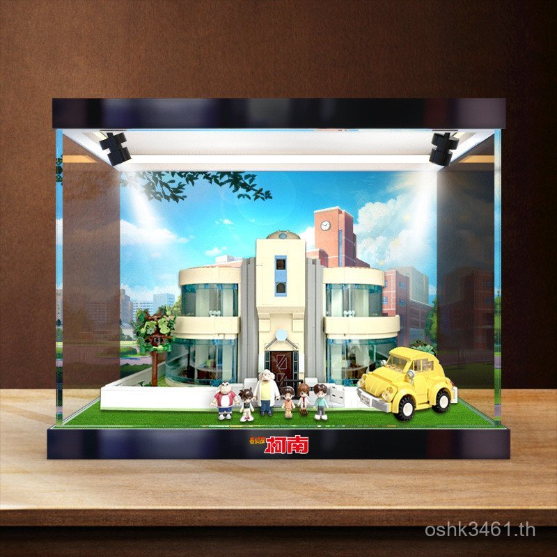ดร. Keeppleys Wonderful Anti-dust Cover Home Agasa Building Block ชื่อเหมาะสําหรับอะคริลิคนักสืบ Con