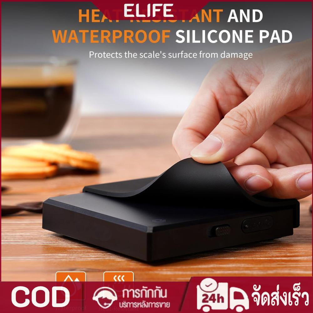 เครื่องชั่งกาแฟขนาดเล็ก W/ Timer แบบชาร์จไฟได้ 2kg/0.1g เครื่องชั่งอิเล็กทรอนิกส์ที่แม่นยํา (S9)