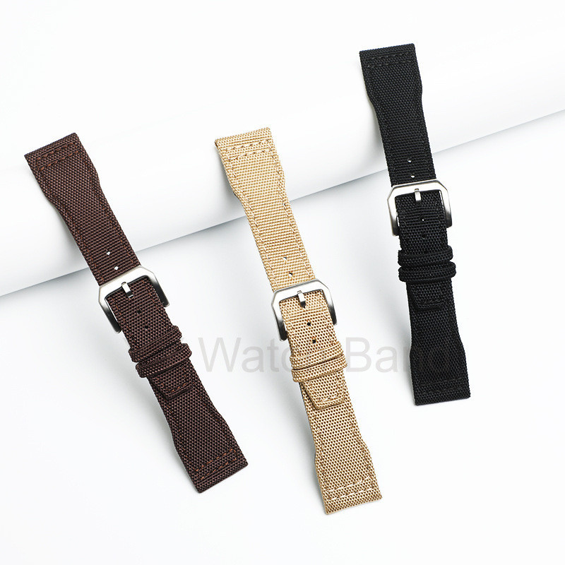 20/21/22 มม.สําหรับ IW นาฬิกาโปรตุเกส/Pilot/Pilot สายหนังแท้และสายไนลอน,สําหรับชาย