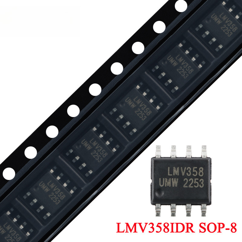 20 ชิ้น/10 ชิ้น LMV358 LMV358IDR SOP-8 รางไฟต่ําสองช่อง-to-Rail Operational เครื่องขยายเสียงชิป IC แ
