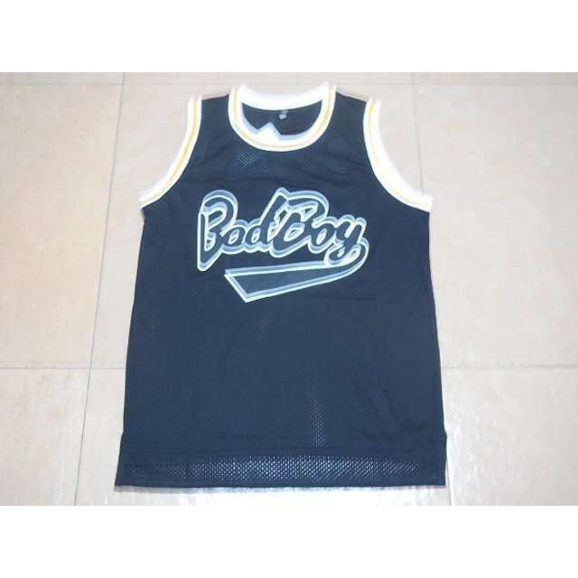 IYOA เบอร์ 72 ชุดjerseyบาสเก็ตบอลสีดำ Bad Boy Movie Edition