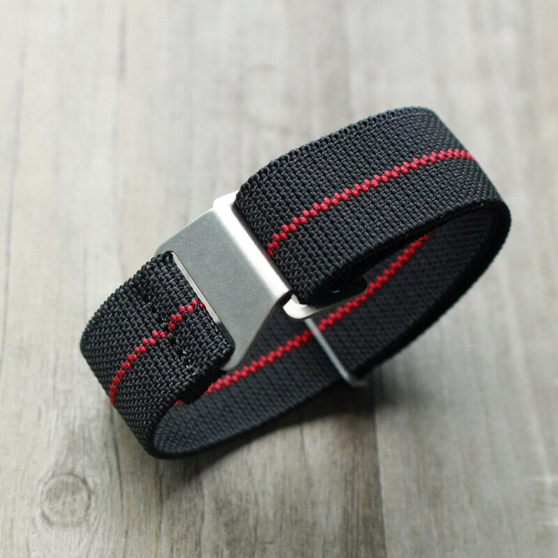 สายรัดไนลอนแห้งเร็วแบบยืดหยุ่น Nato Mens Strap 18MM 20MM 22MM