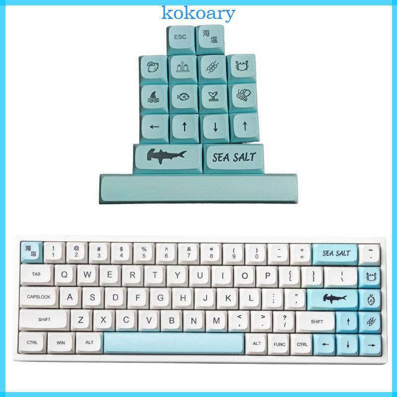KOK 17Keys XDA Profile Customs Bees Keycap PBT Dye Sublimation สําหรับ 61 SK61 TKL87 108