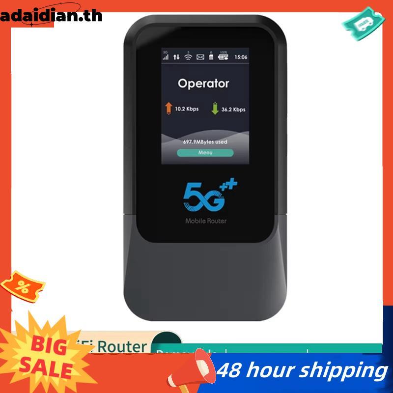 Pocket Mobile Portable Hotspot 5G SA NSA New Wi-Fi SIM & Esim UNISOC V510 Modem Pocket Mini WiFi6 Ro