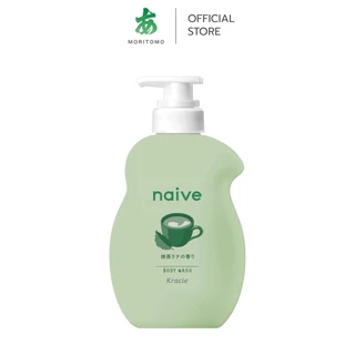 MORITOMO Official - NAIVE Body Wash (Green Tea Latte) 530 ml / ผลิตภัณฑ์ทำความสะอาดผิวกาย ชุ่มชื้น หอมกลิ่นชาเขียวผสมนม
