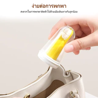 แปรงสีฟันนิ้วมือ 3 ด้าน ซิลิโคนนิ่ม 0-3 ปี ไร้ BPA ทำความสะอาดฟันน้ำนม+เหงือก พร้อมส่ง ส่งฟรี