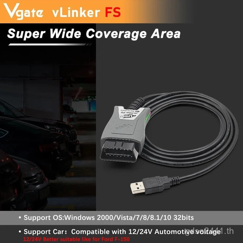 Vgate vLinker FS สําหรับ Ford ELM327 FORScan HS/MS-CAN OBD2 รถเครื่องสแกนเนอร์เครื่องมืออินเทอร์เฟซ 